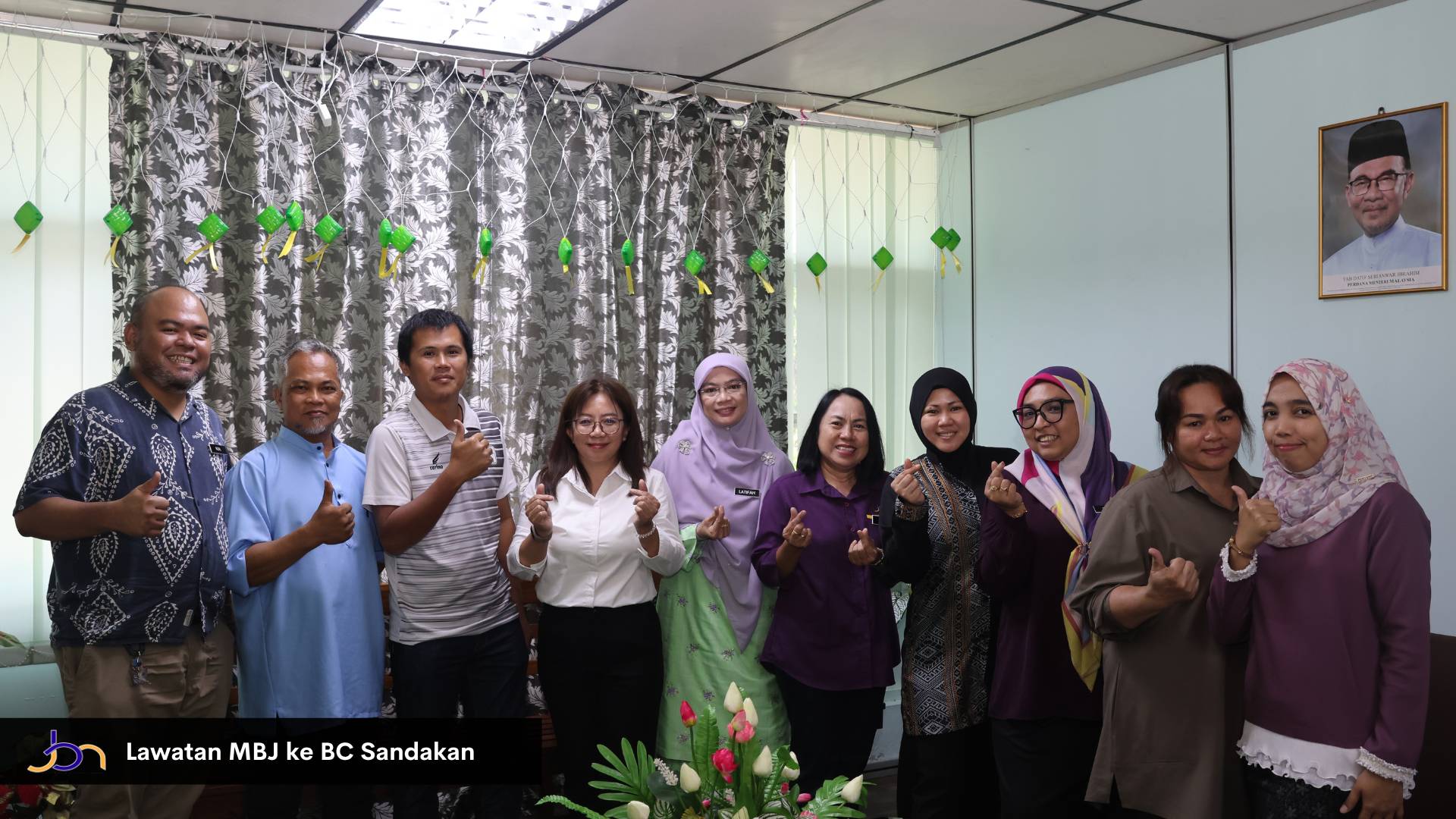 Lawatan Majlis bersama Jabatan ke Bendahari Cawangan Sandakan 2025